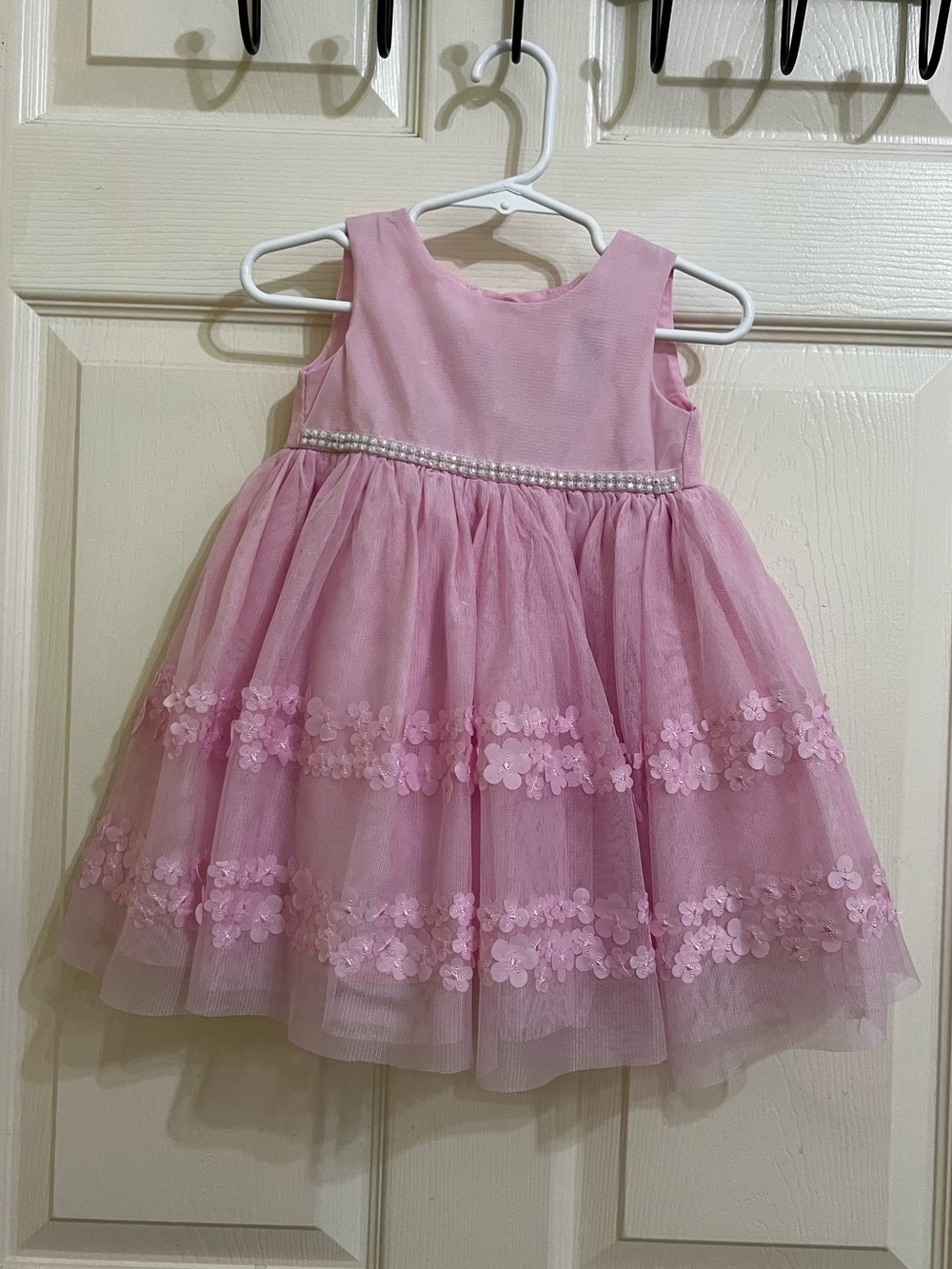 Girls' Pink BLUE BERRI Boulevard  Floral Tulle Party Dress